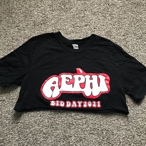AEPhi 2021 Bid Day Cropped Shirt